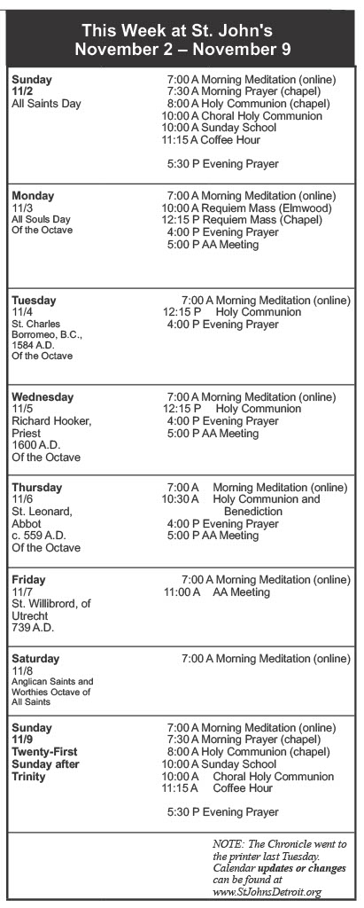 November 2 to November 9